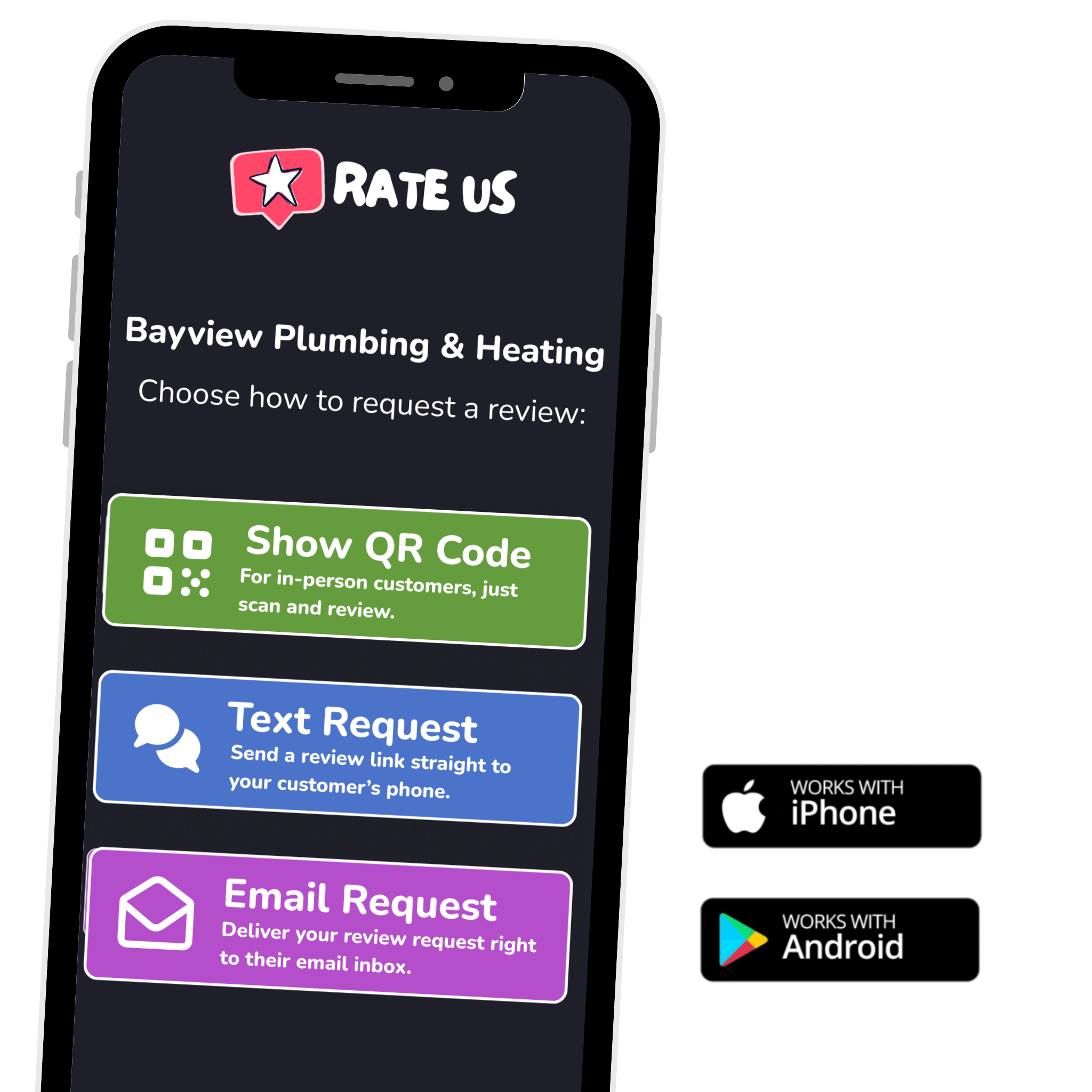 Get More Google Reviews - Free Google Review App - Rate Us
