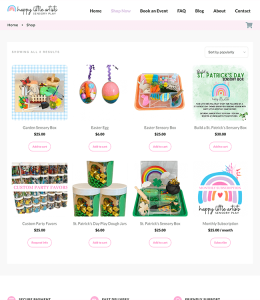 Online e-commerce store website design Online e-commerce store website design